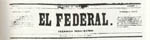 Cabecera de El Federal, periódico aparecido en Las Palmas en noviembre de 1868
