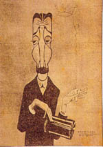 Caricatura de El Comisario Regio de Fomento, de Alberto Manrique de Lara y Fierro